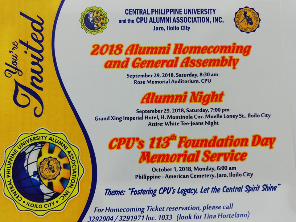 alumni homecoming greetings