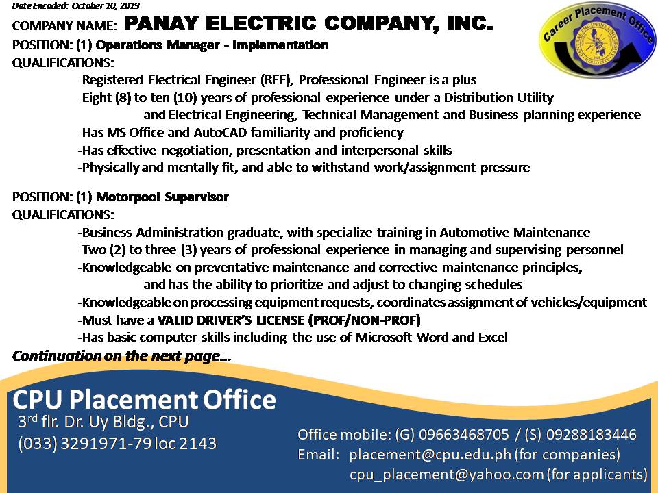 vacancy for job near me philippines