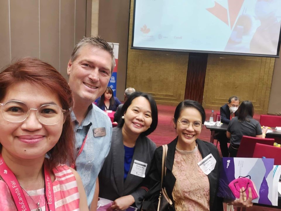 Dr. Anna May Zerrudo and Prof. Sharlene G. Gotico attended an event rganized by the Embassy of Canada to the Philippines.