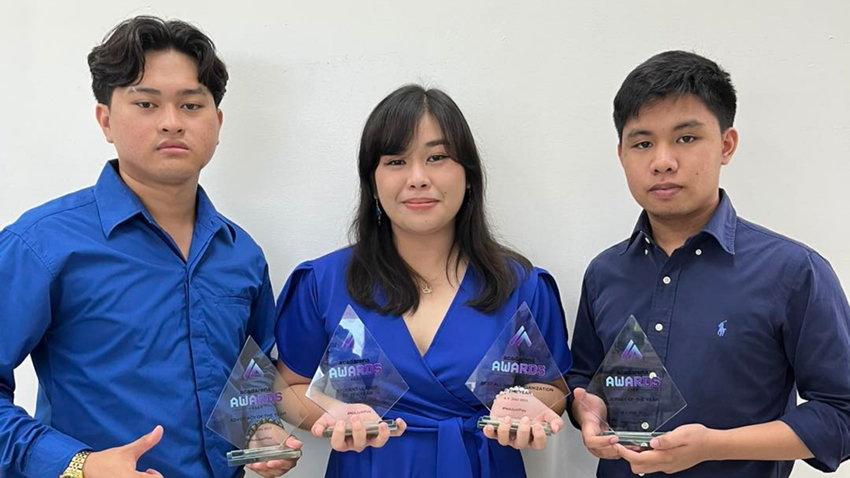 The Golden Lions Esports received various awards in the AcadArena last April 30, 2023