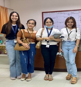 Student interns from the College of Education after their predeparture orientation session