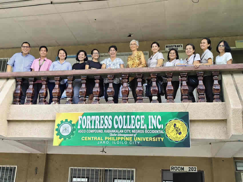 The Fortress College officials with the CPU personnel who facilitated the Quality Assurance Mentorship Program