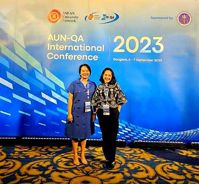 Dr. Anna May Zerrudo and Prof. Sharlene Gotico, Director and Associate Director of the CPU QAAC attended the AUN-QA International Conference in Thailand