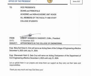 MEMO 150 – Appointments in the College of Engineering