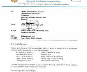 Free Potable Drinking Water