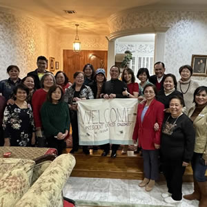 CPU President visits North Texas Alumni