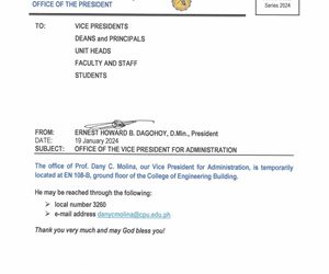 Memo No.17 – Office of the Vice President for Administration