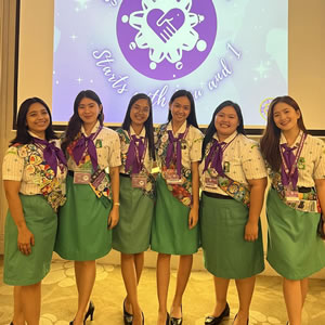 Six CPU Girl Scouts join Youths for Inclusion Program in Singapore