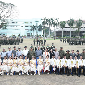CPU ROTC holds Presentation of Sponsors and Escorts