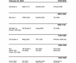 TENTATIVE Schedule of Prelim Examinations (2nd Semester A.Y. 2023-2024)