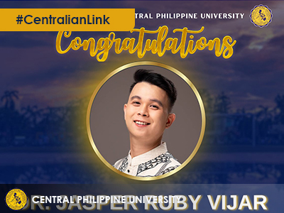 CPU alumnus Dr. Jasper Ruby V. Vijar shines as part of Forbes ‘30 Under 30 Asia’ list
