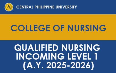 QUALIFIED NURSING INCOMING LEVEL 1 (A.Y. 2025-2026)