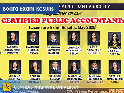 CERTIFIED PUBLIC ACCOUNTANTs (LICENSURE EXAM RESULTS, MAY 2025)