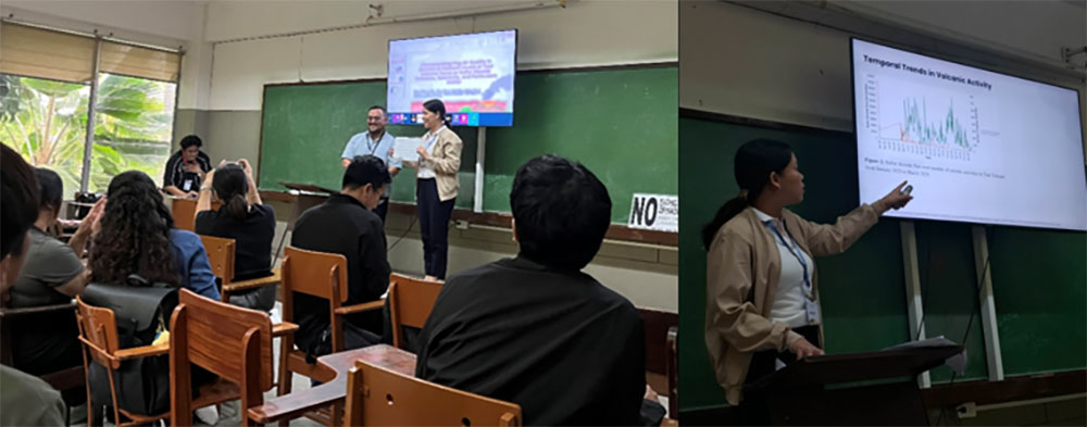 CPU Faculty Member shares Research on Taal Volcano Air Quality at International Conference