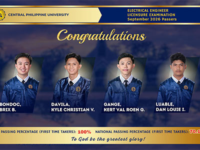 ELECTRICAL ENGINEER LICENSURE EXAMINATION (SEPTEMBER 2026 PASSERS)