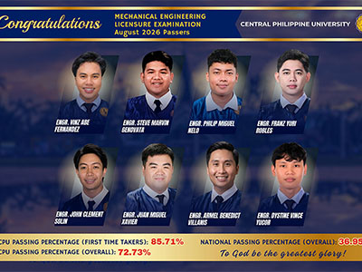 MECHANICAL ENGINEERING LICENSURE EXAMINATION (AUGUST 2026 PASSERS)